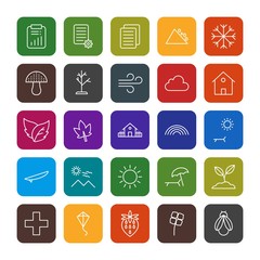  25 Universal icon sheet for your project