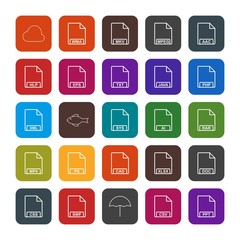  25 Universal icon sheet for your project