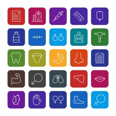 25 decent icon sheet of universal