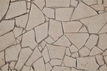texture paving slabs of irregular geometric shape