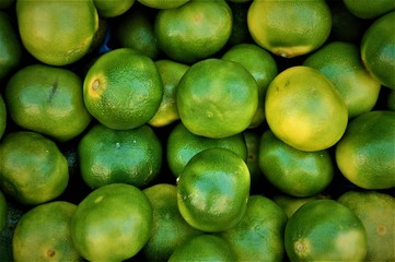 lots of yellow-green limes