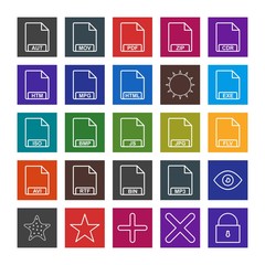 25  icon set of Universal  for your website and project