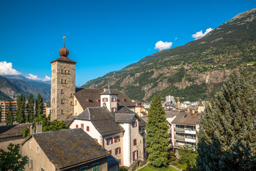 Fototapeta na wymiar Brig, Brig-Glis, Suiza