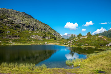 Naklejka premium Simplon Pass, Valais, Suiza