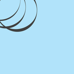 Circles on a blue background. abstract background