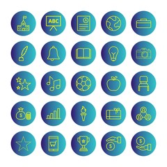  25 decent icon sheet of universal