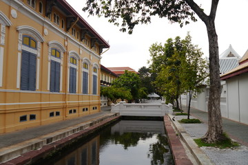 Kanal in Tempelanlage Wat Bowonniwet Bangkok