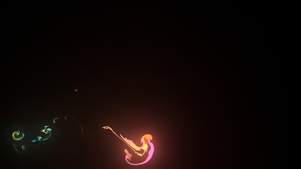 Abstract background. Smeared color wallpapers, backgrounds.  Magic color pattern.  Colored blur, blot.