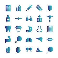 25 decent icon sheet of universal