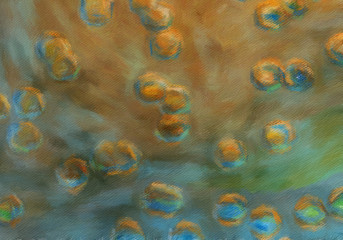 Abstract artwork aesthetic design with messy oil paint strokes, art design pattern in contemporary colorful style, fashion wall decor template print, beautiful modern texture backdrop