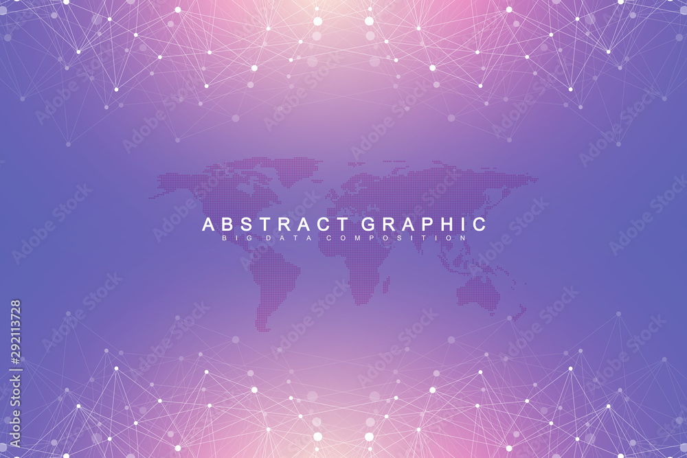 Poster nano technologies abstract background. cyber technology concept. artificial intelligence, virtual re