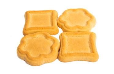 shortbread cookies isolated