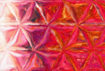 Vibrant colors abstract art background for creative design of printable product, fabric and textile decor, trendy beautiful advertising and web production. Contemporary oil paint brush strokes texture