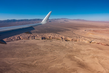 Jet wing over the dry atacama desert © F.C.G.