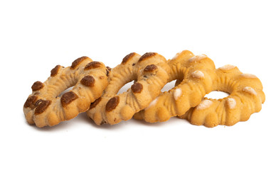 shortbread cookies isolated