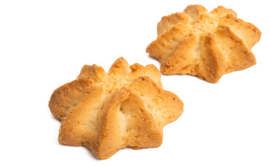 shortbread cookies isolated
