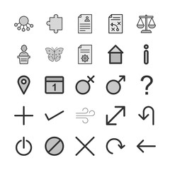 25  icon set of Universal  for your website and project