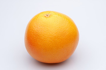grapefruit isolated white background studio