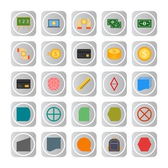 25 decent icon sheet of universal