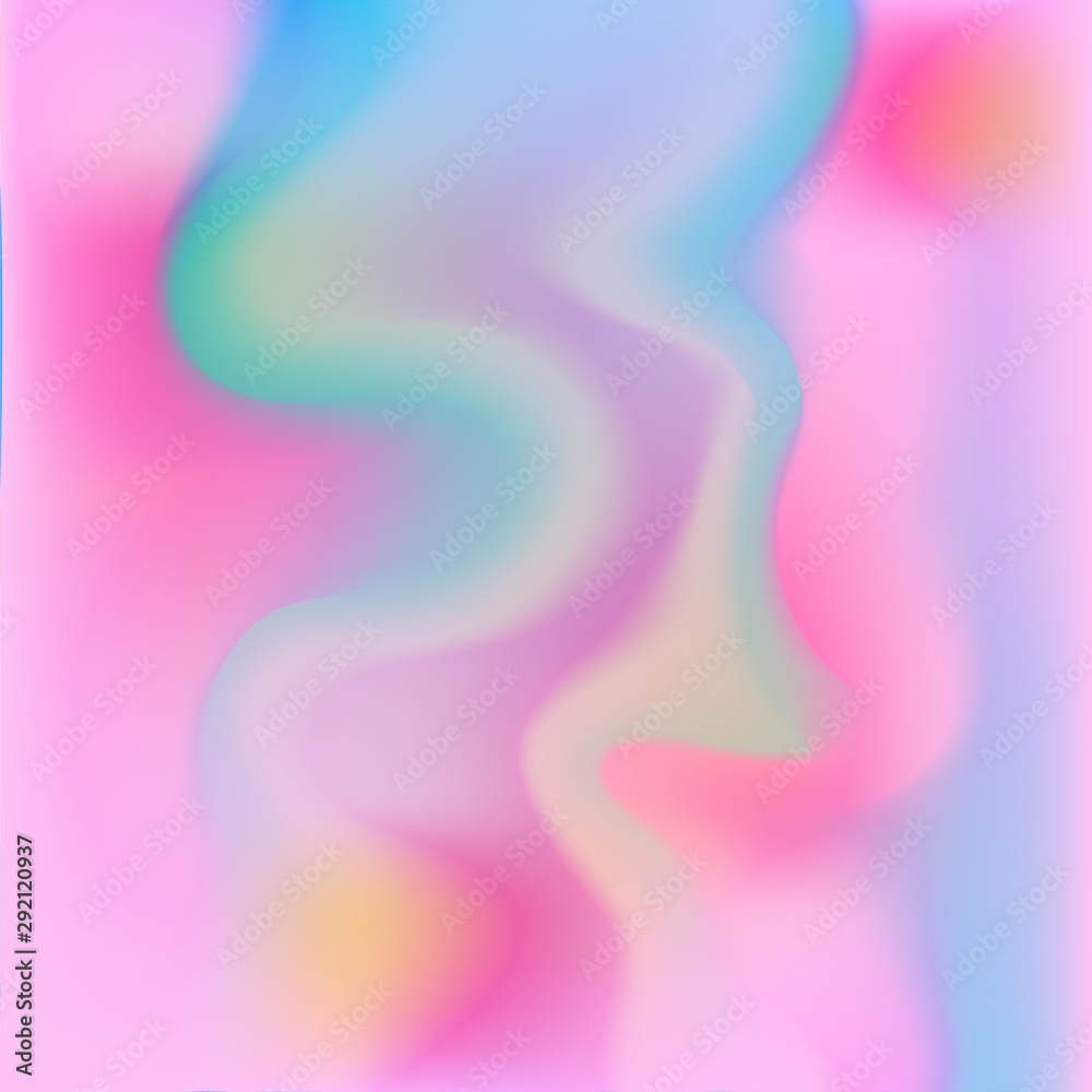 Aufkleber abstract holographic effect vector background