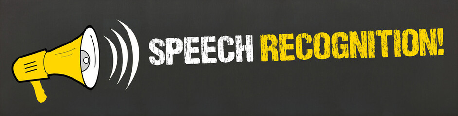 Speech recognition! 