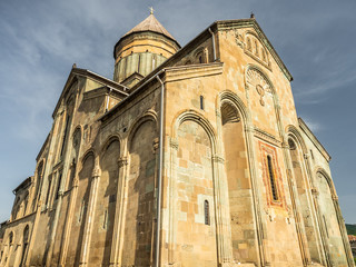 Obraz premium Rear view of Svetitskhoveli Cathedral, located in Mtskheta, Georgia