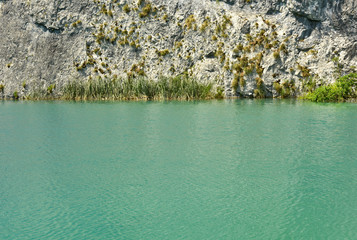 Plitvice Lakes. Nature photo wallpaper. Summer landscape.