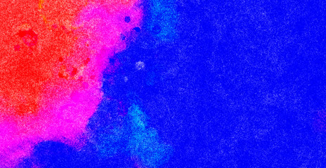 Abstract watercolor texture background, colorful bright splashes and strokes, dry paint on paper, artistic design pattern with contemporary art elements