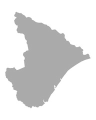 Karte von Sergipe