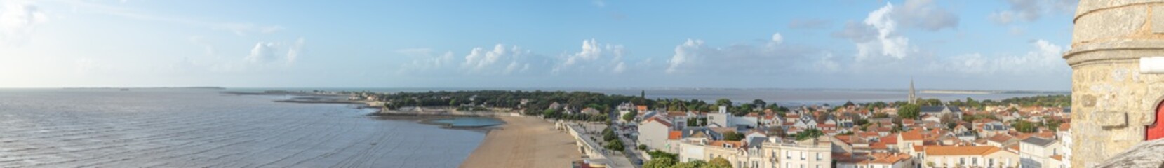 Obraz premium Panorama Fort Vauban Fouras Charente Maritime France