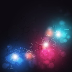 Multicolor Science Background