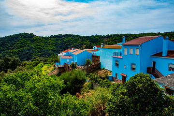 Fototapeta na wymiar Juzcar - the Village of the Smurfs, Andalucia