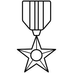 medal with ribbon