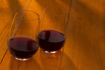 Rotwein Glas