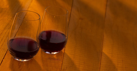 Rotwein Glas