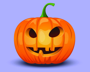 Happy Halloween pumpkin in vector