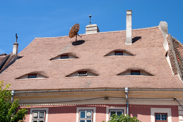 roof of old house