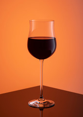 glass of red wine