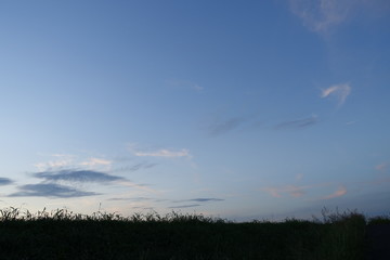 夕方の空