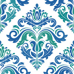 Orient classic colored pattern. Seamless abstract background with vintage elements. Orient background. Ornament for wallpaper and packaging