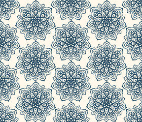 Black and white seamless pattern