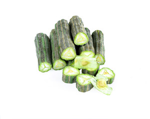 Moringa oleifera lam on white background
