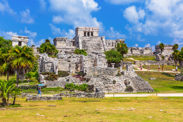 Tulum, Mexico. El Castillo (castle) 