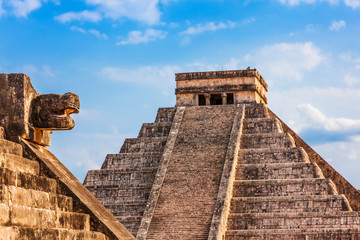 Chichen Itza, Mexico. Temple of Kukulcan