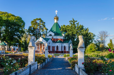 The building of the Christian Orthodox Church of the Passion of the Lord