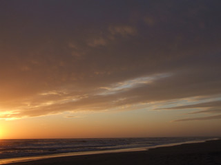 Fototapeta na wymiar Sunset beach