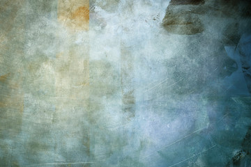  Blue grunge painting glace background or texture