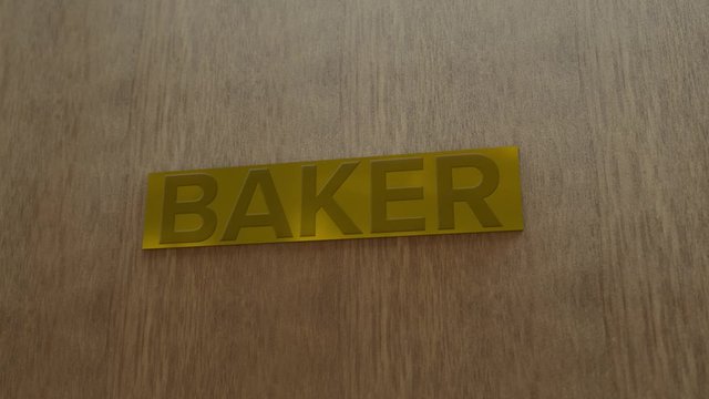 golden door sign Baker. enter to room - Powered by Adobe