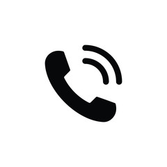 Cell phone icon vector. Telephone icon symbol