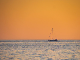 Fototapeta premium Sonnenuntergang am Meer